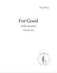For Good SATB choral sheet music cover